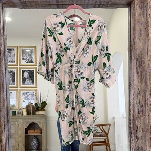 ASOS Satin Kimono Midi Dress